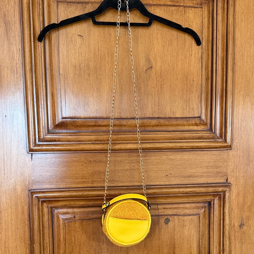Yellow Smiley Face Crossbody Bag - Picture 2 of 6